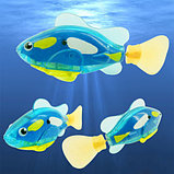 Интерактивная игрушка "Рыбка-робот" светящаяся ROBOFISH (Желтый), фото 9