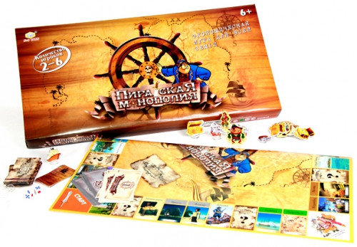 Настольная игра "Пиратская Монополия", S+S Toys, SR2901R