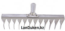 Грабли 12-зубые витые 290 мм нержавеющая сталь без черенка СИБРТЕХ 61753 (002)