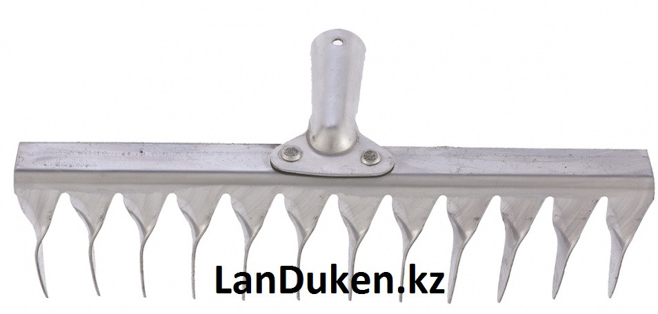 Грабли 12-зубые витые 290 мм нержавеющая сталь без черенка СИБРТЕХ 61753 (002)
