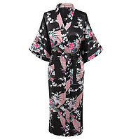Халат кимоно атласный