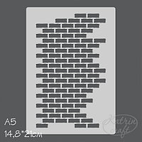 Трафарет А5 "Кирпичная кладка"