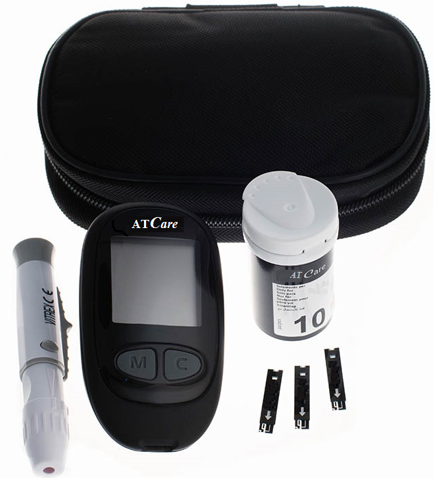 Купить Экспресс анализатор AT Care для измерения глюкозы в крови от ...