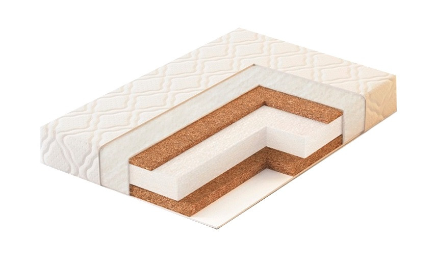 PLITEX Матрас в кроватку ECO LAT (50х60х12см)