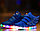 LED Кроссовки детские со светящейся подошвой высокие, синие крылья, фото 3