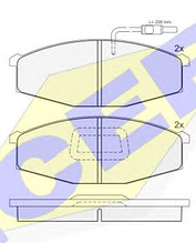 Тормозные колодки ICER 140694(REMSA 129.02)