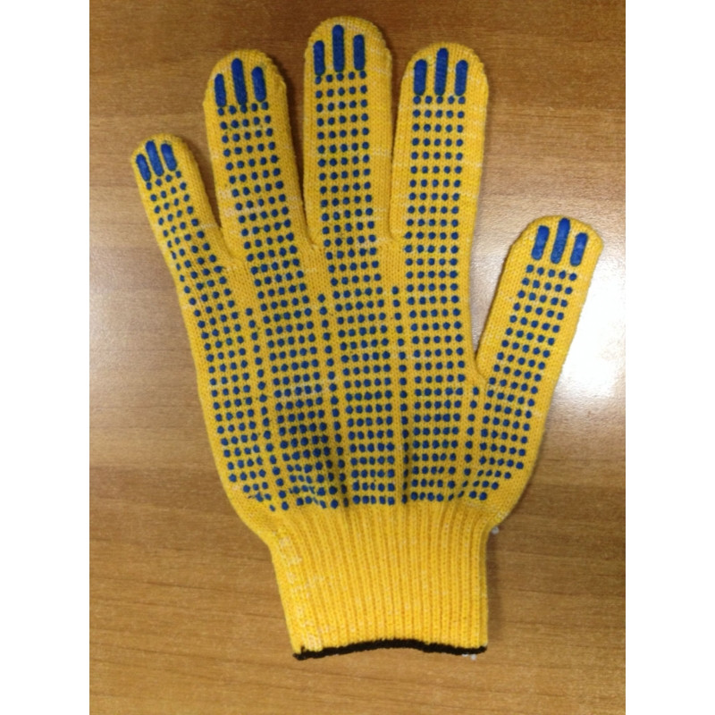 Перчатки х/б с пупырышками