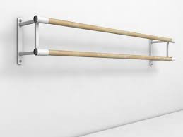 Балетный станок двухрядный настенный