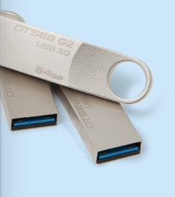 USB Флеш 128GB 3.0 Kingston DTSE9G2/128GB металл - фото 6 - id-p43032014