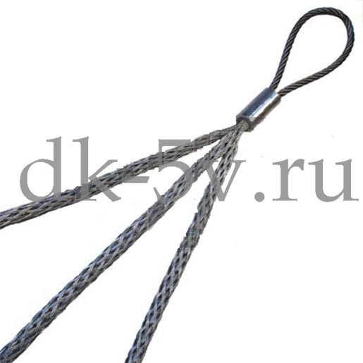 КЧ20/3, Тройной кабельный чулок для 3х кабелей, ⌀10-20мм, L=1000мм, 1 петля