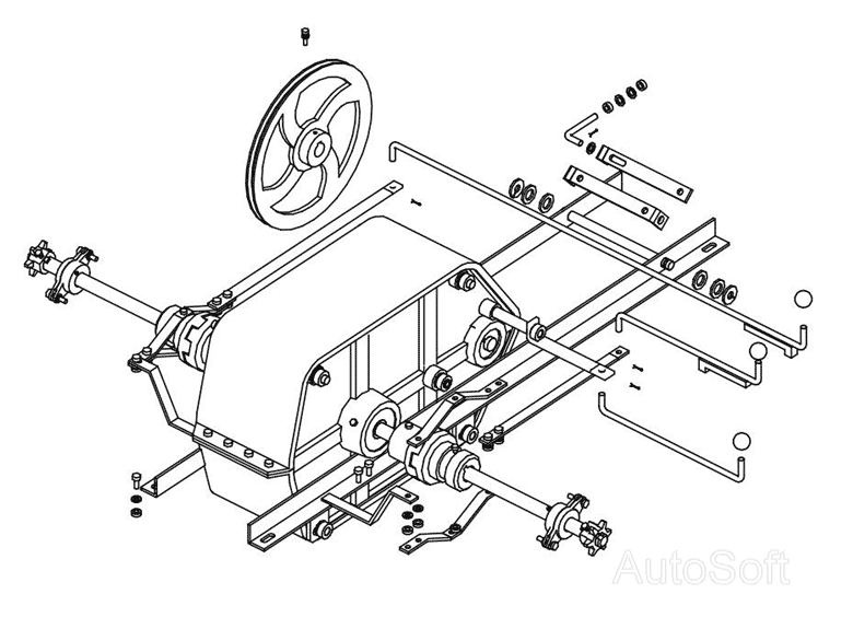ОВИ 06.000 Механизм самопередвижения, фото 1