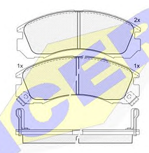 Тормозные колодки ICER 140979(REMSA 354.02)