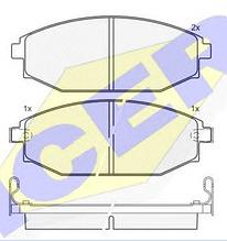 Тормозные колодки ICER 141272(REMSA 734.02)
