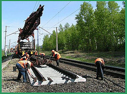 Текущий ремонт железнодорожного подъездного пути