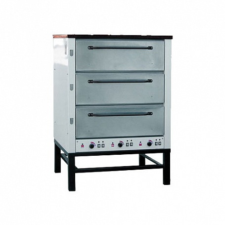 Печь хлебопекарная электрическая ХПЭ-500 оц. (1160х1050х1625 мм., производительность за 1 выпечку: хлеб формо - фото 1 - id-p43082146