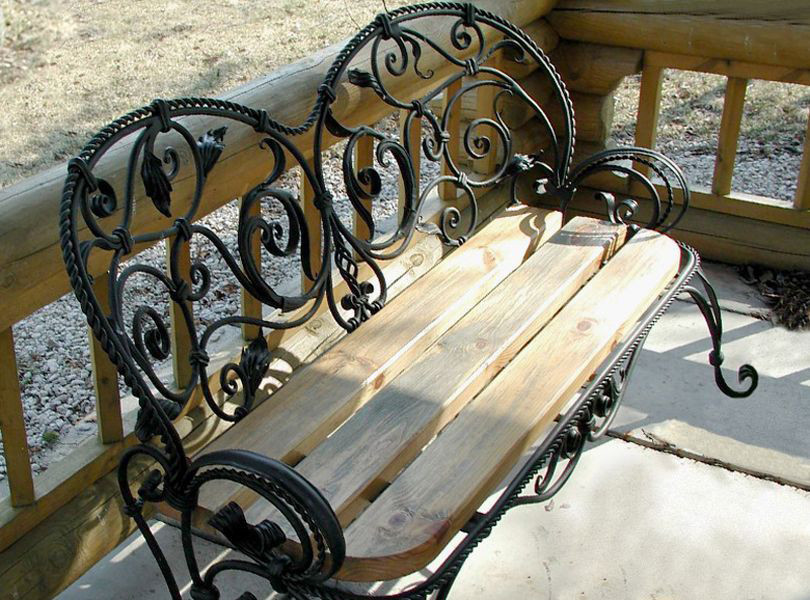 Кованые скамейки
