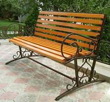Лавочки скамейки из металла