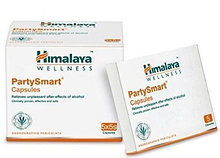 Пати Смарт капсулы, Гималаи (Party Smart, Himalaya), 5 капсул, похмелье, защита печени