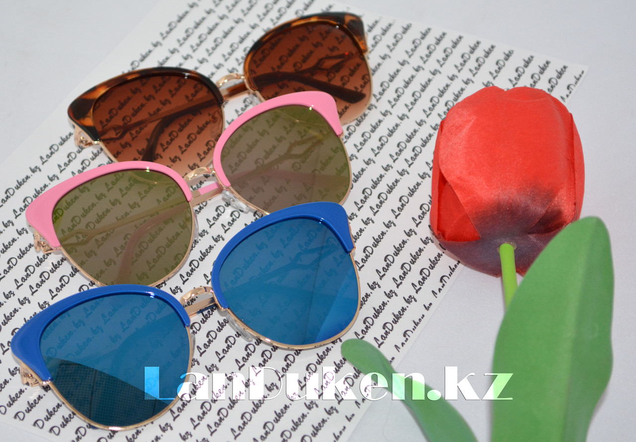 Солнцезащитные очки женские Бабочка (розовые) - фото 4 - id-p42954230