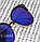 Солнцезащитные очки женские Бабочка (синие), фото 5