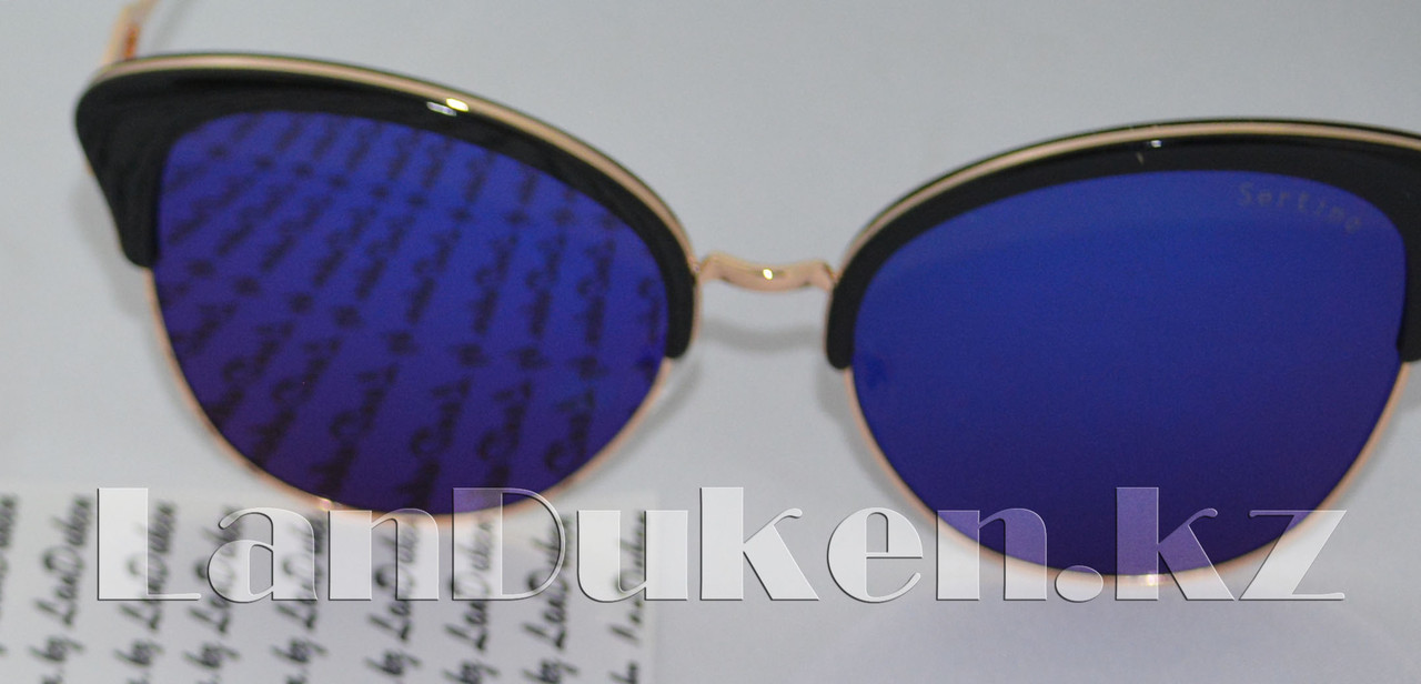 Солнцезащитные очки женские Бабочка (синие) - фото 8 - id-p42953782
