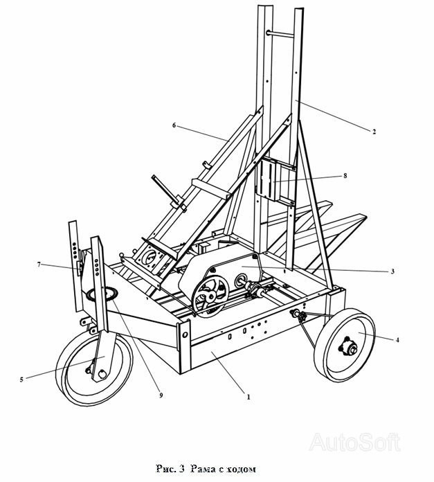 ЗПМ 01.000 Рама с ходом 