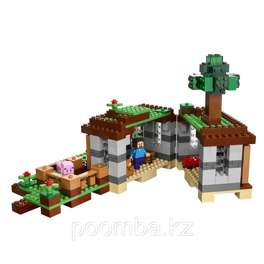 Конструктор Minecraft "Первая ночь"408 дет.