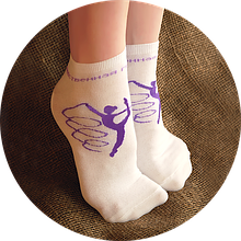 Носочки спортивные для танцев и гимнастики