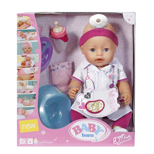 Baby Born Кукла Доктор Интерактивная, 43 см