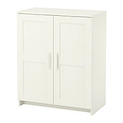 Шкаф с дверями БРИМНЭС белый ИКЕА, IKEA