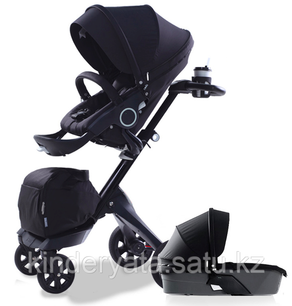 Детская коляска Dsland 2 в 1 V6 Black