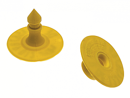 Бирка ушная двойная, круглая Неофлекс для свиней и овец, с номерами 30мм