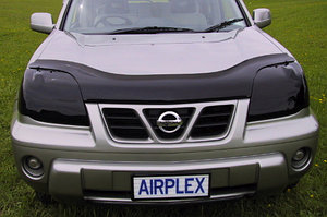 Защита фар Nissan X-tral 2001-2006 (очки затемненные) AirPlex