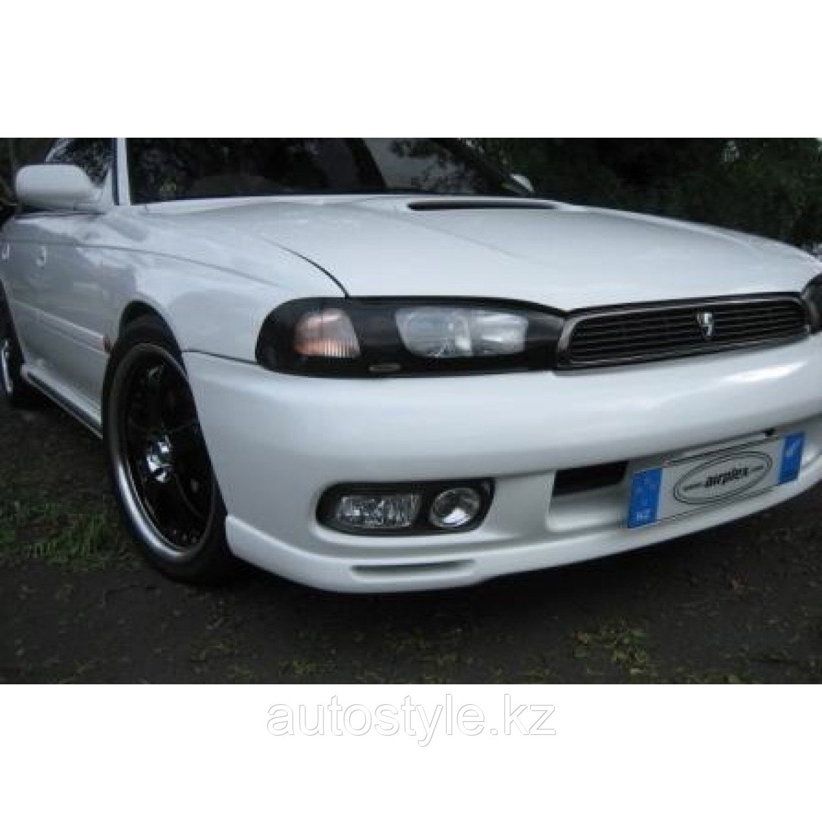 Защита фар Subaru legacy 1995-98 (очки, черн.рамка) Airplex - фото 1 - id-p43213158