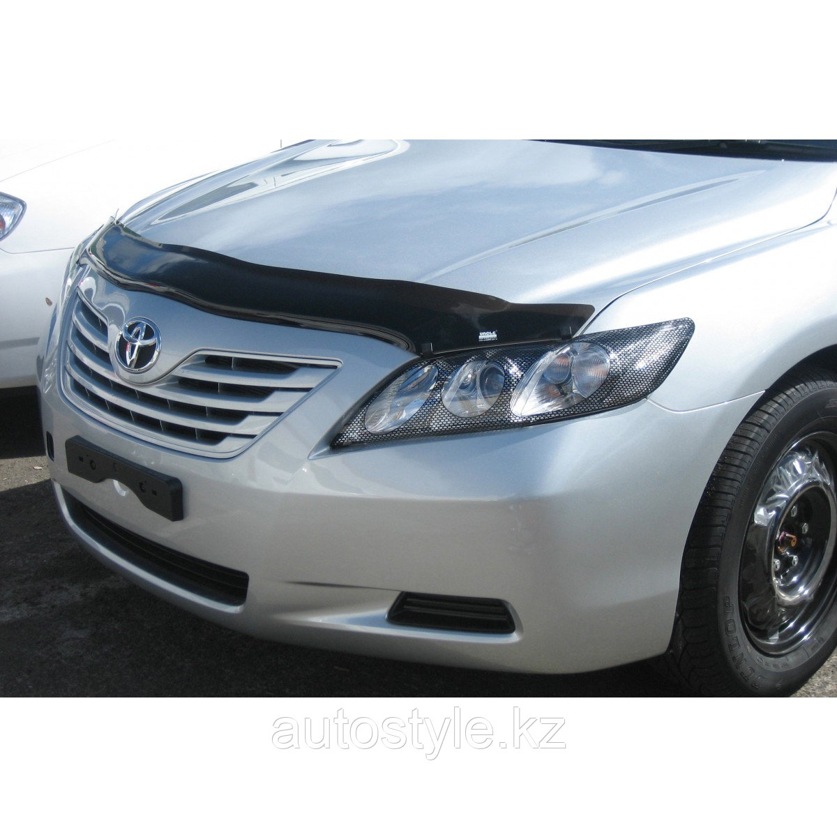 Защита фар Toyota Camry-40 2006-09 (очки, кантик карбоновый) Airplex - фото 2 - id-p240421