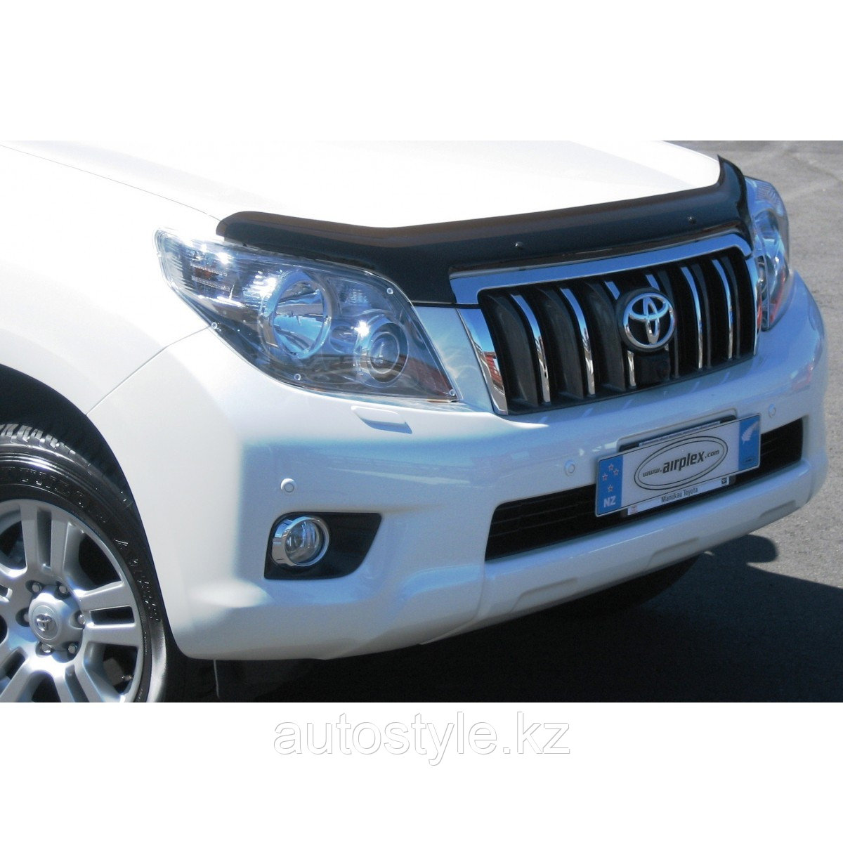 Защита фар Toyota Prado-150 2009-13 (очки, прозрачные) Airplex