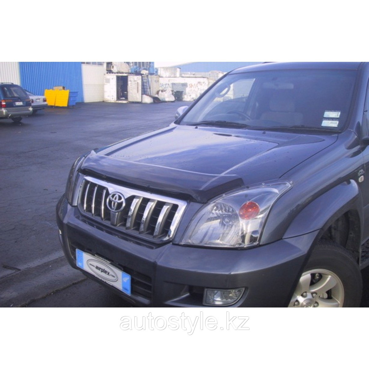 Защита фар Toyota Prado-120 (очки, прозрачные) SIM