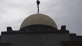Утепление купола мечети 5