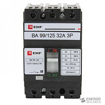 Автоматический выключатель ВА-99 125/80А 3P 25кА EKF PROxima, фото 3