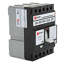 Автоматический выключатель ВА-99 160/16А,25,32,40,50,63,80А 3P 35кА EKF PROxima, фото 2