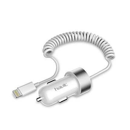 Автомобильное зарядное устройство HAVIT UC-282 Lightning USB, фото 2
