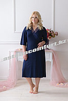 Женский халат с кружевом