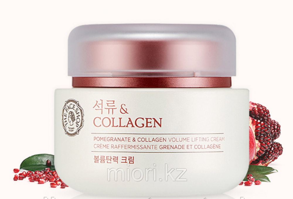 Лифтинг крем для глаз с гранатом и коллагеном The Face Shop Pomegranate and Collagen Volume Lifting Eye Cream