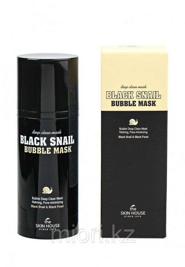 Кислородная маска с черной улиткой / The Skin House Black Snail Bubble Mask 100ml.