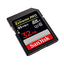 Карта памяти SDHC SanDisk Extreme Pro 32 Gb 95 Mb/s, 633x (UHS-I / V30 / Class 10), фото 2