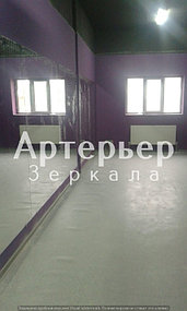 Монтаж зеркал в танцевальный зал г.Алматы, апрель 2017. Компания "Артерьер" 3