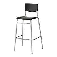 Стул барный СТИГ 74 см черный ИКЕА, IKEA 503.608.63 Стул барный СТИГ 74 см черный ИКЕА, IKEA
