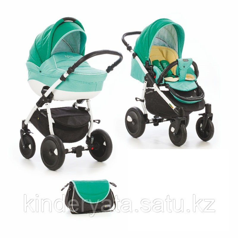 Коляска модульная 2 в 1 TUTIS Zippy Orbit бирюзовый