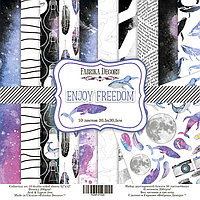 Набор бумаги "Enjoy freedom", 30,5Х30,5 см