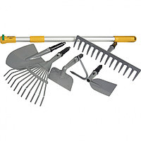 Набор садовых инструментов 6 предметов со съемной телескопической ручкой PALISAD LUXE 63033 (002)